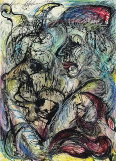 Antonius Höckelmann - Frau Mit Roter Schirmmuetze