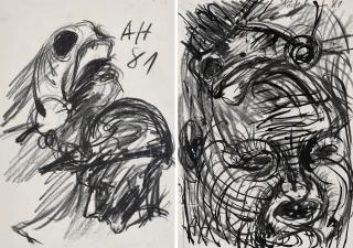 Antonius Höckelmann - Konvolut von 2 Papierarbeiten.