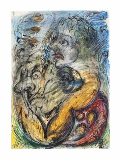 Antonius Höckelmann - Lockenkopf Mit Goldgelbem Arm