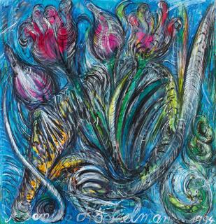 Antonius Höckelmann - Ohne Titel (Blumenstrauß)