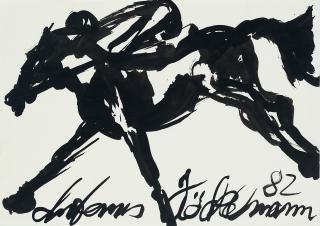 Antonius Höckelmann - Ohne Titel (Reiter).