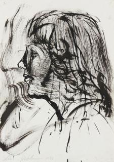 Antonius Höckelmann - Profil einer jungen Frau