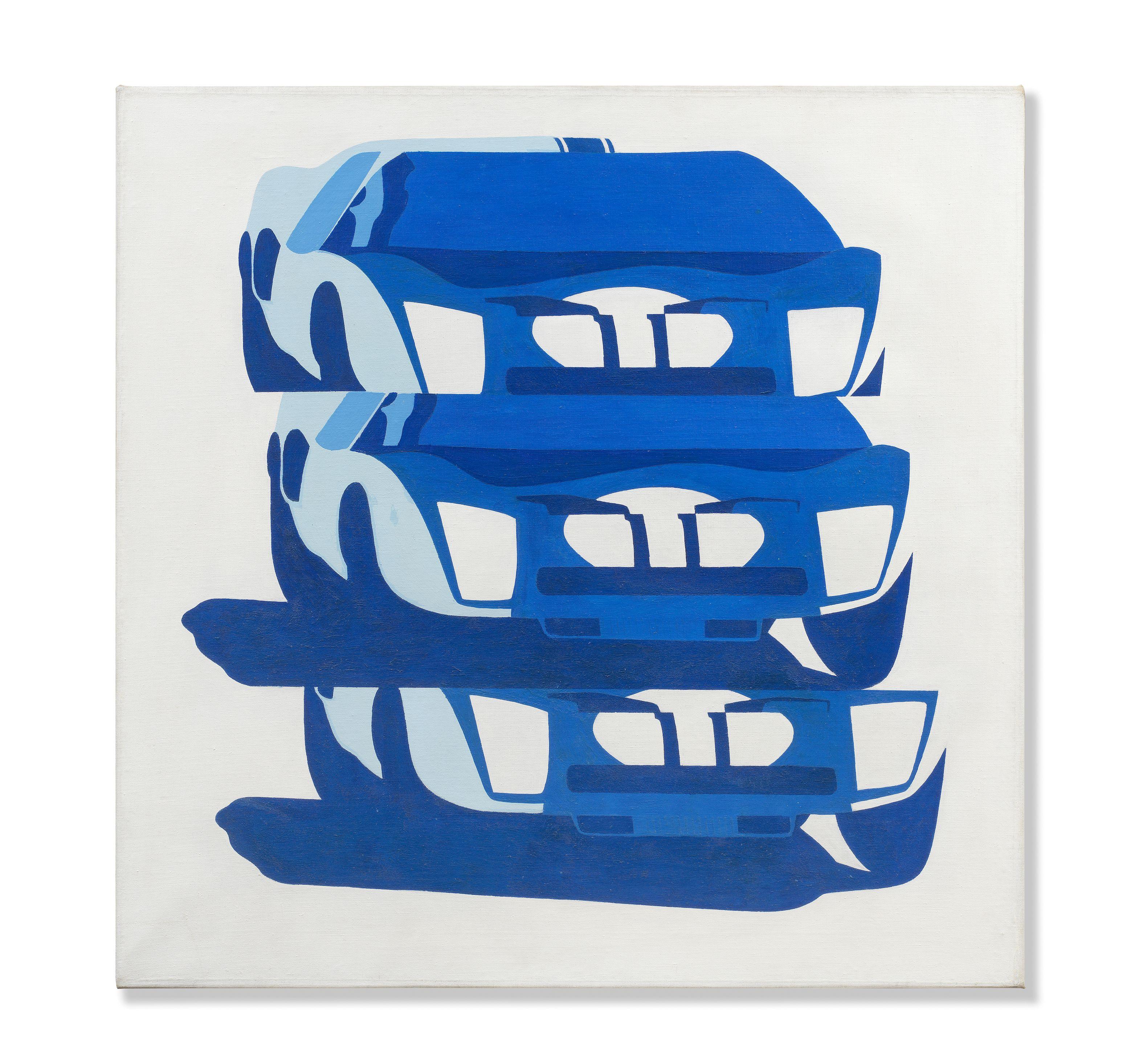 Antony Donaldson - Mulsanne Straight 93 x 93 cm. (36 5/8 x 36 5/8 in.) (unframed)