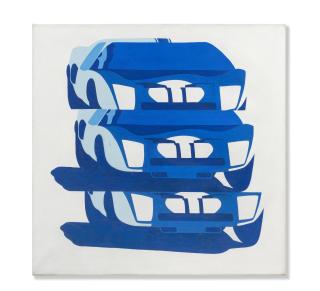 Antony Donaldson - Mulsanne Straight 93 x 93 cm. (36 5/8 x 36 5/8 in.) (unframed)