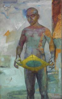 Anupam Sud - Untitled (Man With Kite)