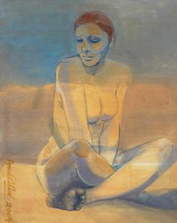 Anupam Sud - Untitled (Seated woman)