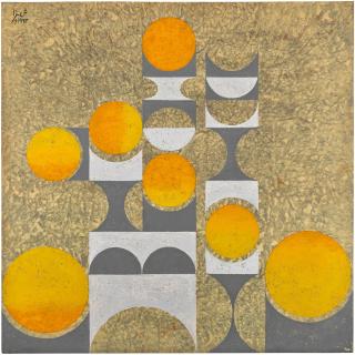 Anwar Jalal Shemza - Square Composition 4