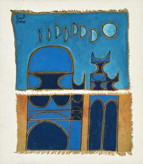 Anwar Jalal Shemza - Untitled (Diptych)