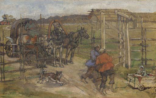 Apollinarii Mikhailovich Vasnetsov - Arrival