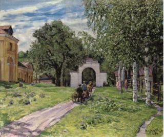 Apollinarii Mikhailovich Vasnetsov - Leaving The Estate