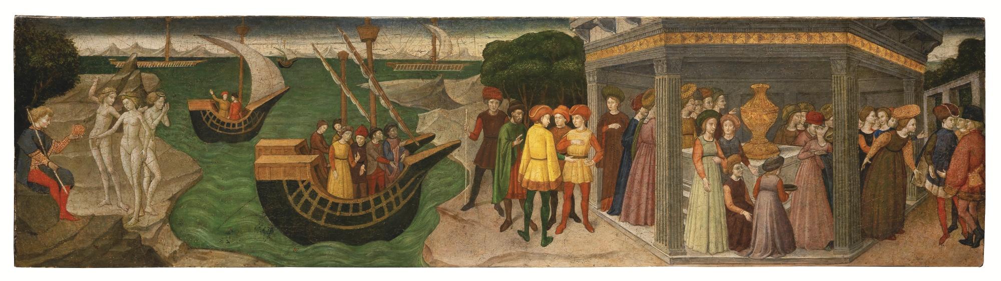 Apollonio Di Giovanni - Scenes From The Story Of Paris