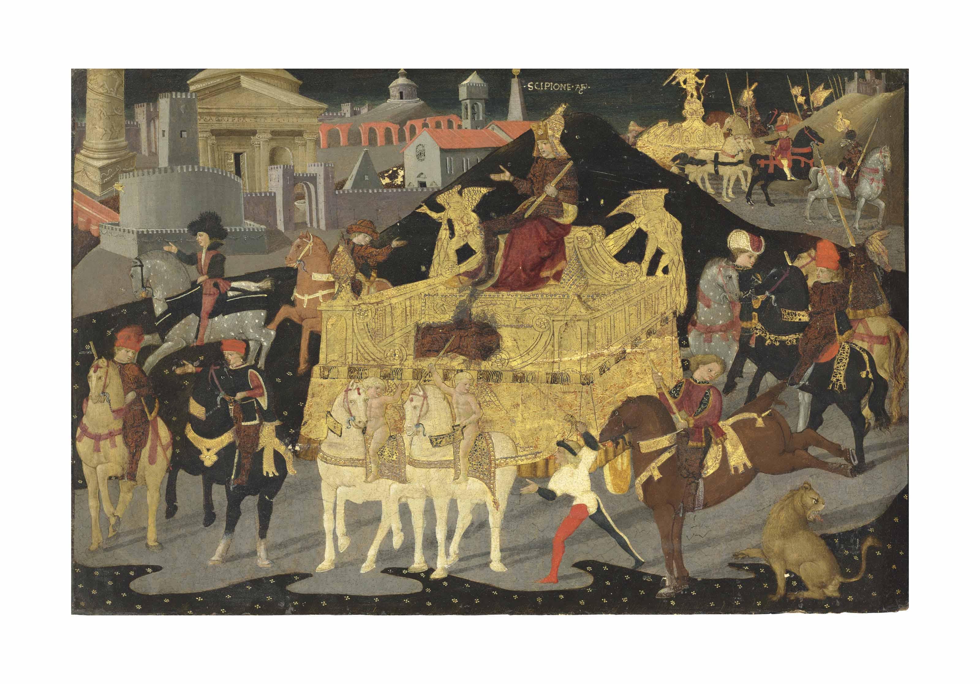 Apollonio Di Giovanni - The Triumph of Scipio Africanus: a cassone panel