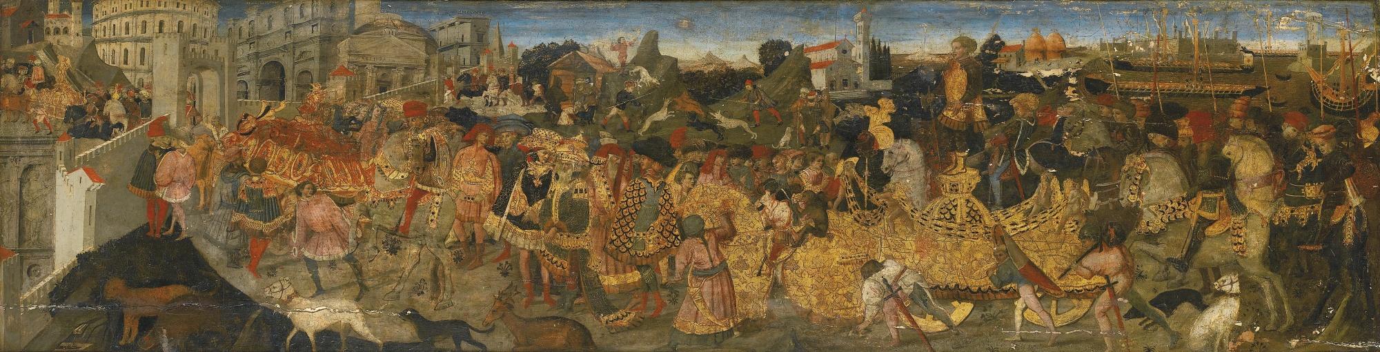 Apollonio Di Giovanni - Triumph Of Marcus Furius Camillus, A Cassone Panel