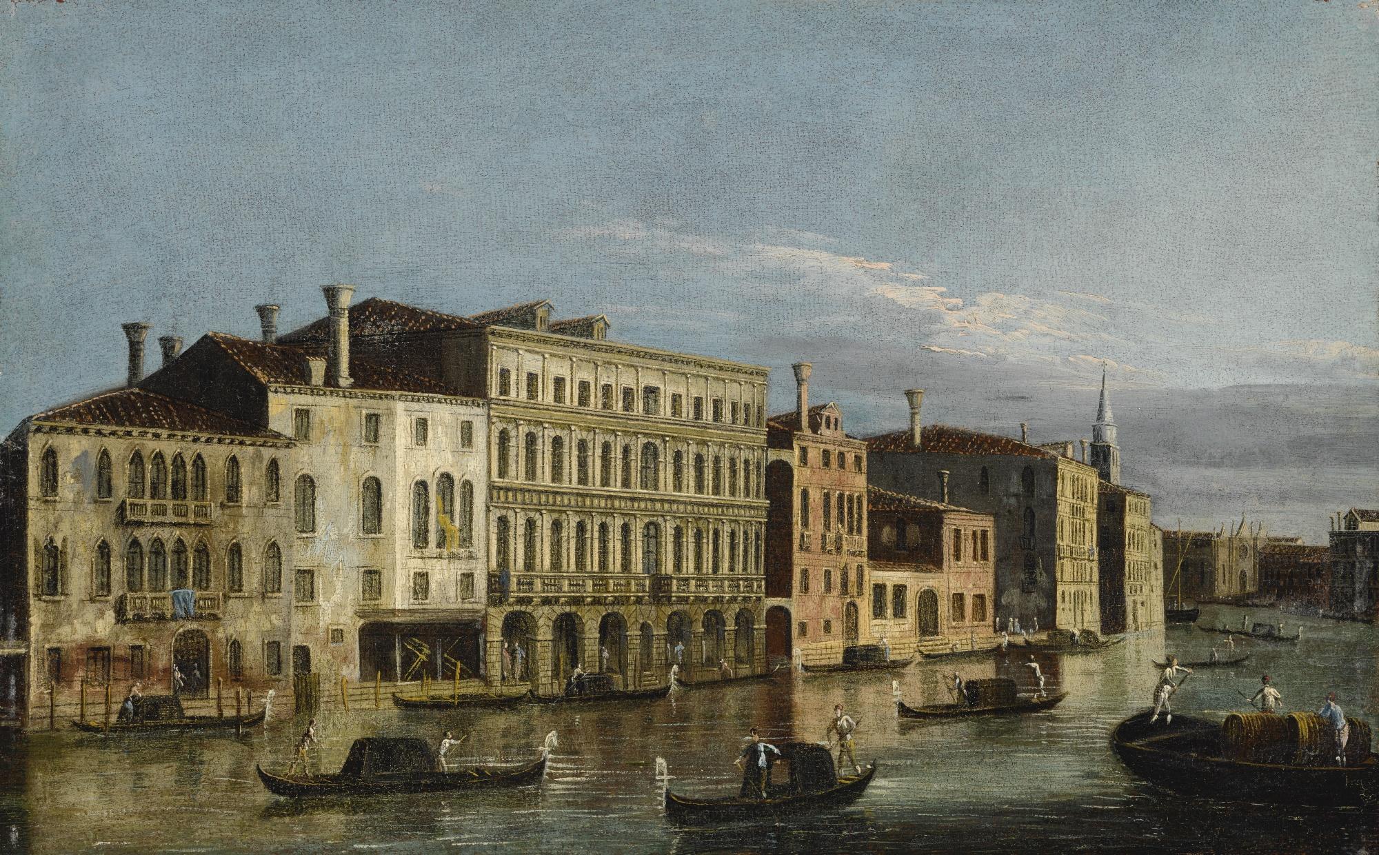 Apollonio Facchinetti - Venice, A View Of The Grand Canal