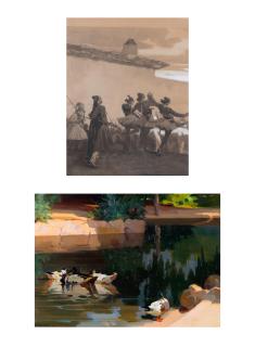 Apostolos Geralis - a) Les canards du jardin National d\'Athènes b) Danse triumphale des soldats grecs