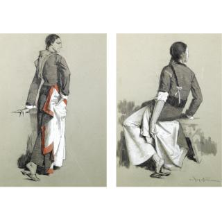 Apostolos Geralis - Young Girl In Traditional Dress