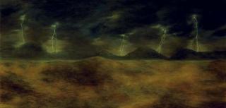 April Gornik - Untitled (lighting field)