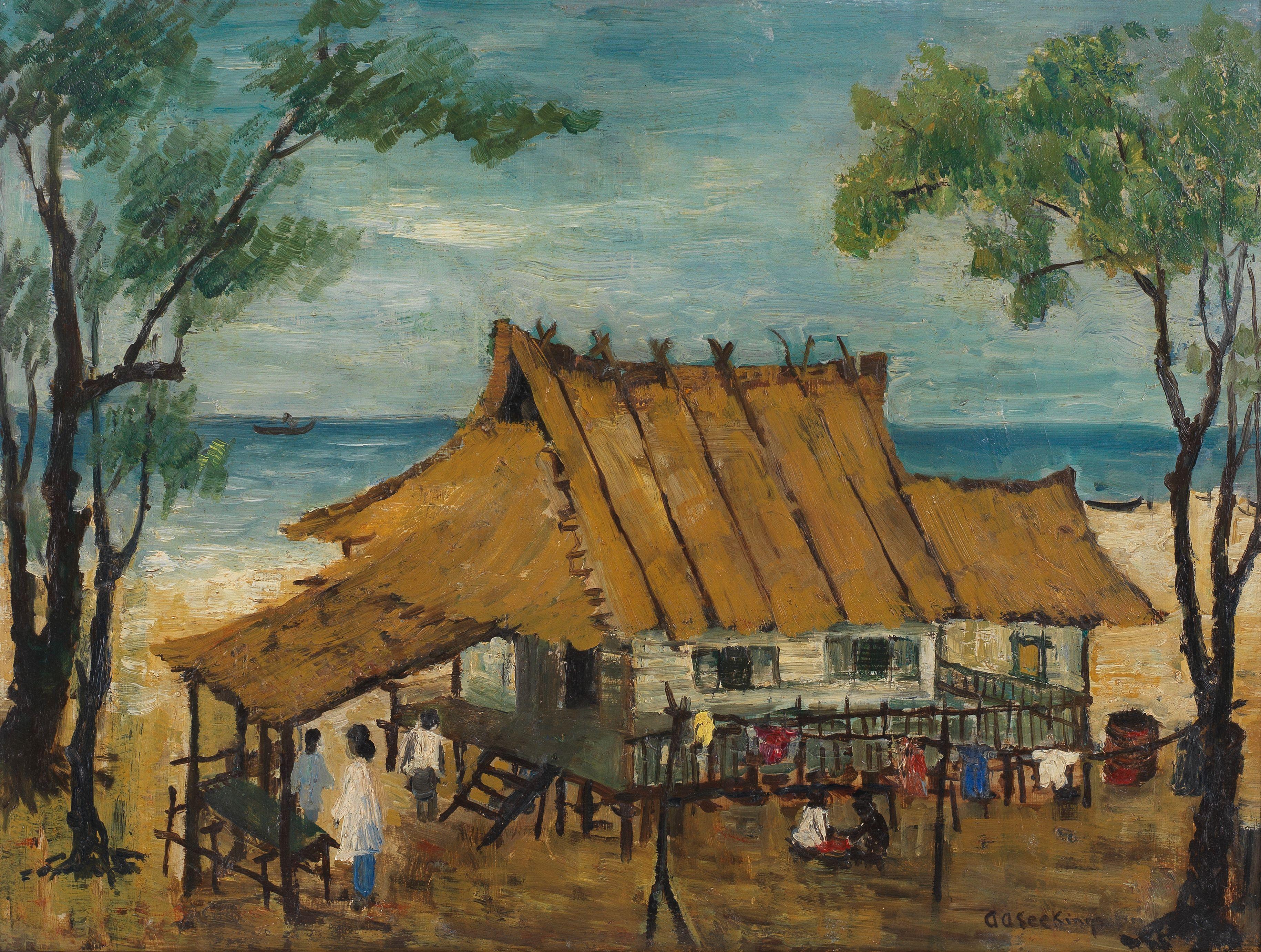 Aquila Agnes Seekings - Malay house, Singapore