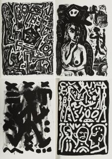 AR Penck - Heiner Müller. Wolokolamsker Chaussee IV und V