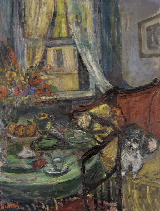 Arbit Blatas - Interieur avec un chien