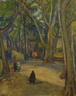 Arbit Blatas - Promenade Dans Le Parc, Céret