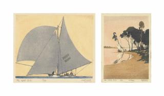 Archibald Bertram Webb - The White Sail, C.1921-1934; And The Mele Bilo (I), C.1924