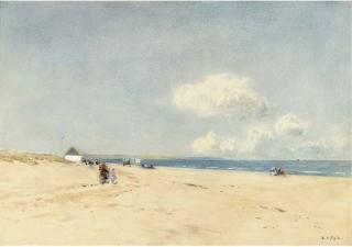 Archibald David Reid, A.R.S.A., R.S.W., R.O.I. - A Bathing Place