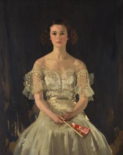 Archibald George Barnes - Portrait Of Mary Aldworth Lailey