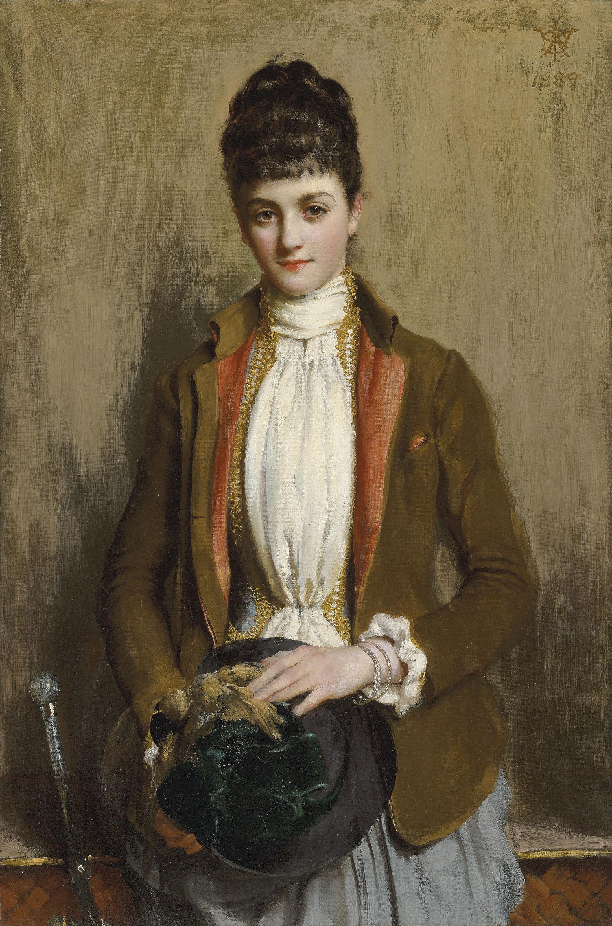 Archibald James Stuart Wortley - Portrait of Miss Dorothea Gwladys Tombs, later Lady Butler