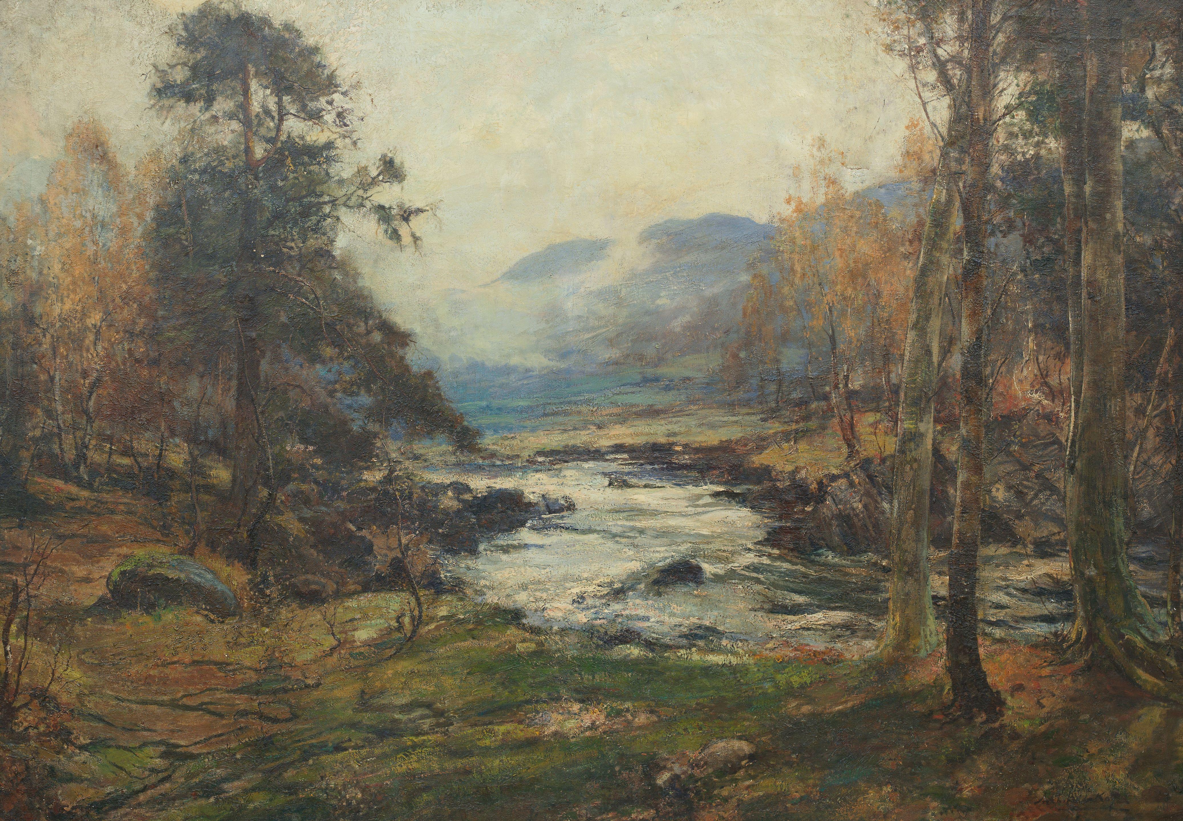 Archibald Kay, RSA RSW - Highland landscape