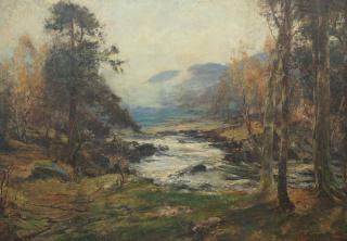 Archibald Kay, RSA RSW - Highland landscape