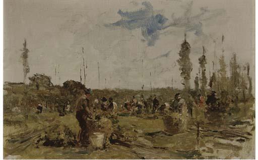 Archibold David Reid, A.R.S.A., R.S.W., R.O.I. - The Hop Packers