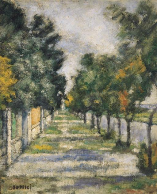 Ardengo Soffici - Viale a mare a Forte dei Marmi