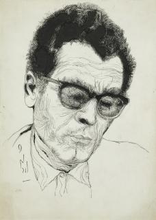 Ardeshir Mohasses - Untitled (Portrait Of Parviz Shahpour)