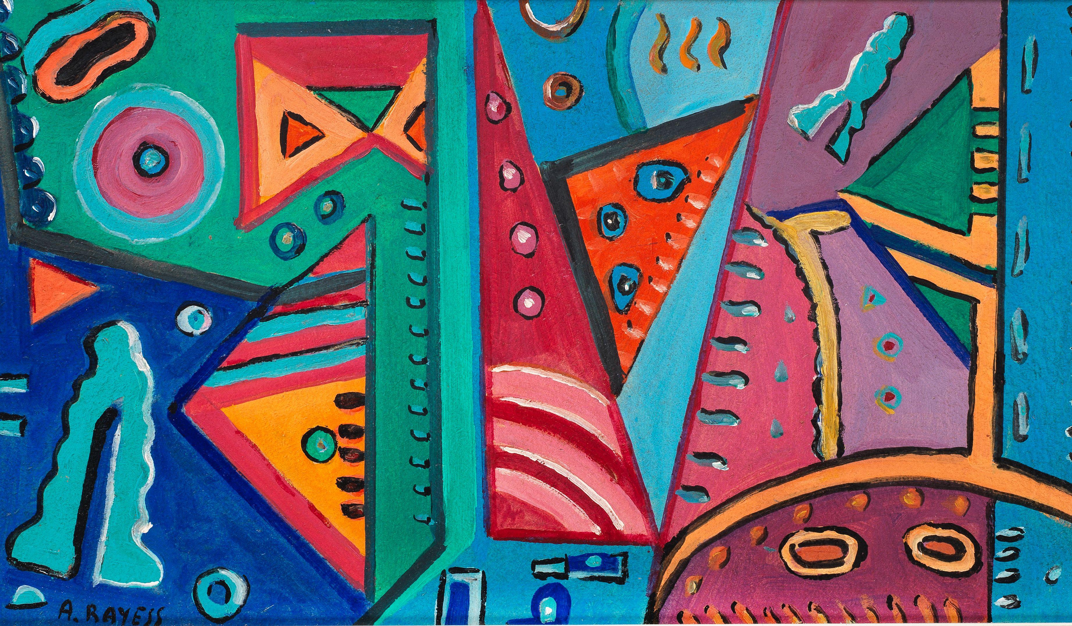 Aref Al Rayyes - Composizione astratta