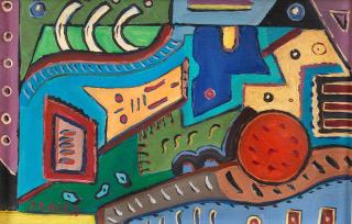 Aref Al Rayyes - Composizione astratta