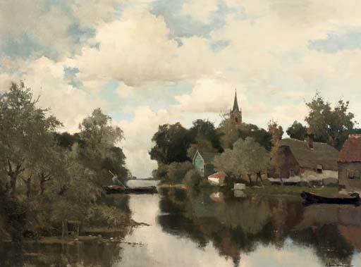 Arend Jan van Driesten - Kaagdorp seen from the Kaag
