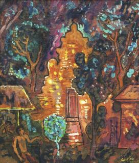 Arie Smit - A Young Boy Going To Pura 