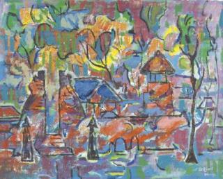 Arie Smit - Coastal landscape