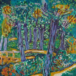 Arie Smit - Looking for Wood in The Forest