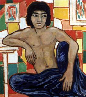 Arie Smit - Portrait of a young man