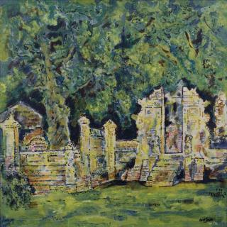 Arie Smit - Pura dan Pohon (Temple Gate)