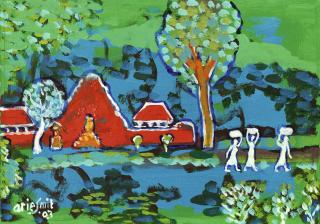 Arie Smit - Red Temple