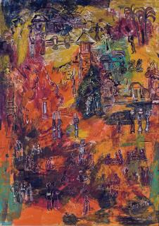 Arie Smit - Scenes from a Balinese Village