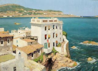 Arie Zwart - A bay in Spain