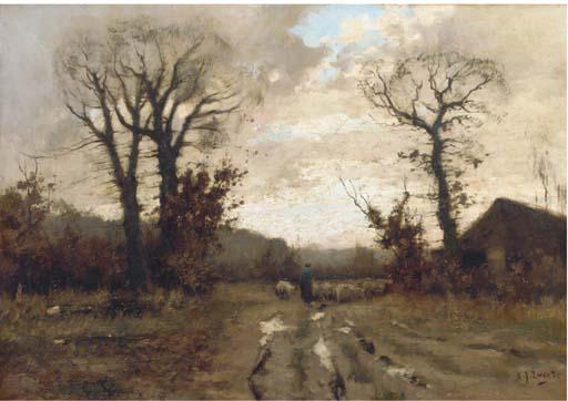 Arie Zwart - Bosch Bij Apeldoorn: Leading Home The Flock