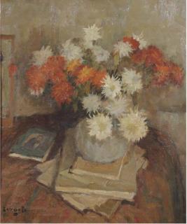 Arie Zwart - Flowers in a vase