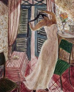 Arifien Neif - A lady in white