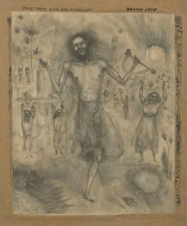 Arik Brauer - David tanzt vor der Bundeslade