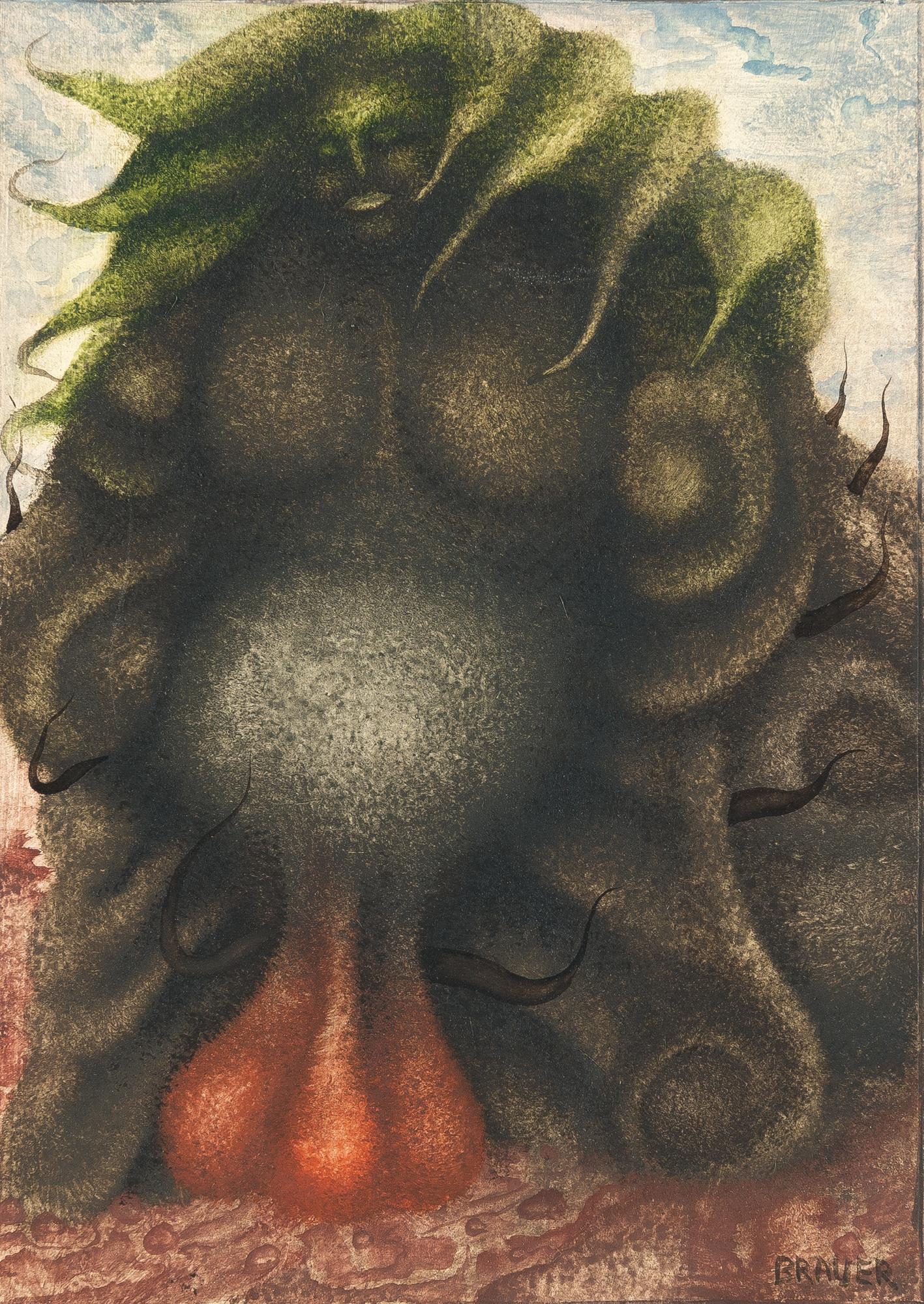 Arik Brauer - „Die Frau als Turm“